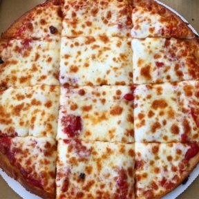 Large Gluten-free cheese pizza from Fresh Brothers
